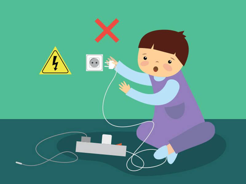 Cách bảo vệ trẻ em an toàn với ổ cắm điện nối dài