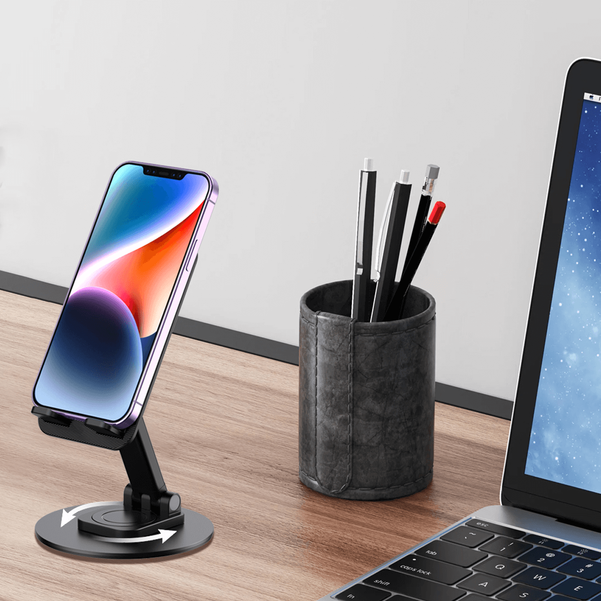 Giá Đỡ Điện Thoại Omiz Xoay 360 Độ Đa Năng