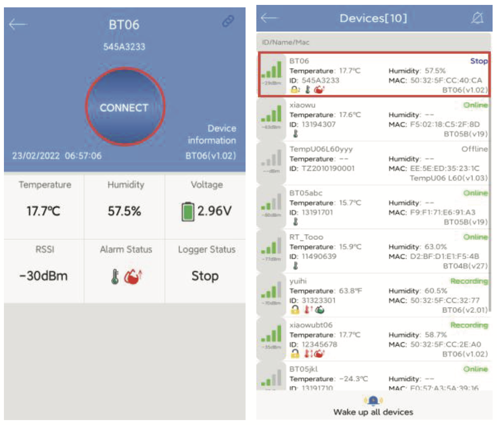Temperature Data Logger: BT06
