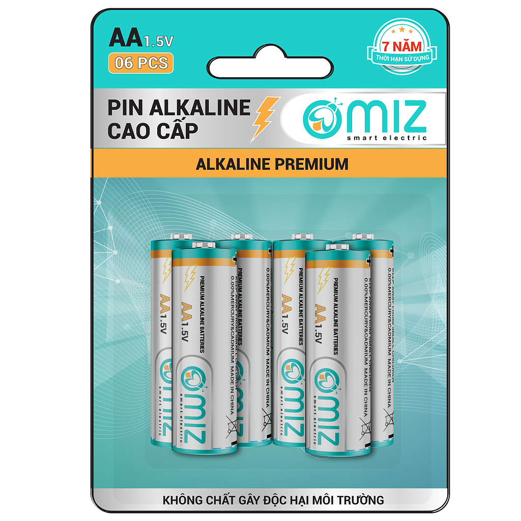 Pin Alkaline Premium OMZ-BAAPre6