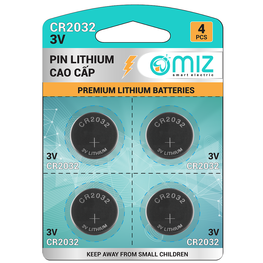 Pin Lithium cao cấp OMZ-BCR4V